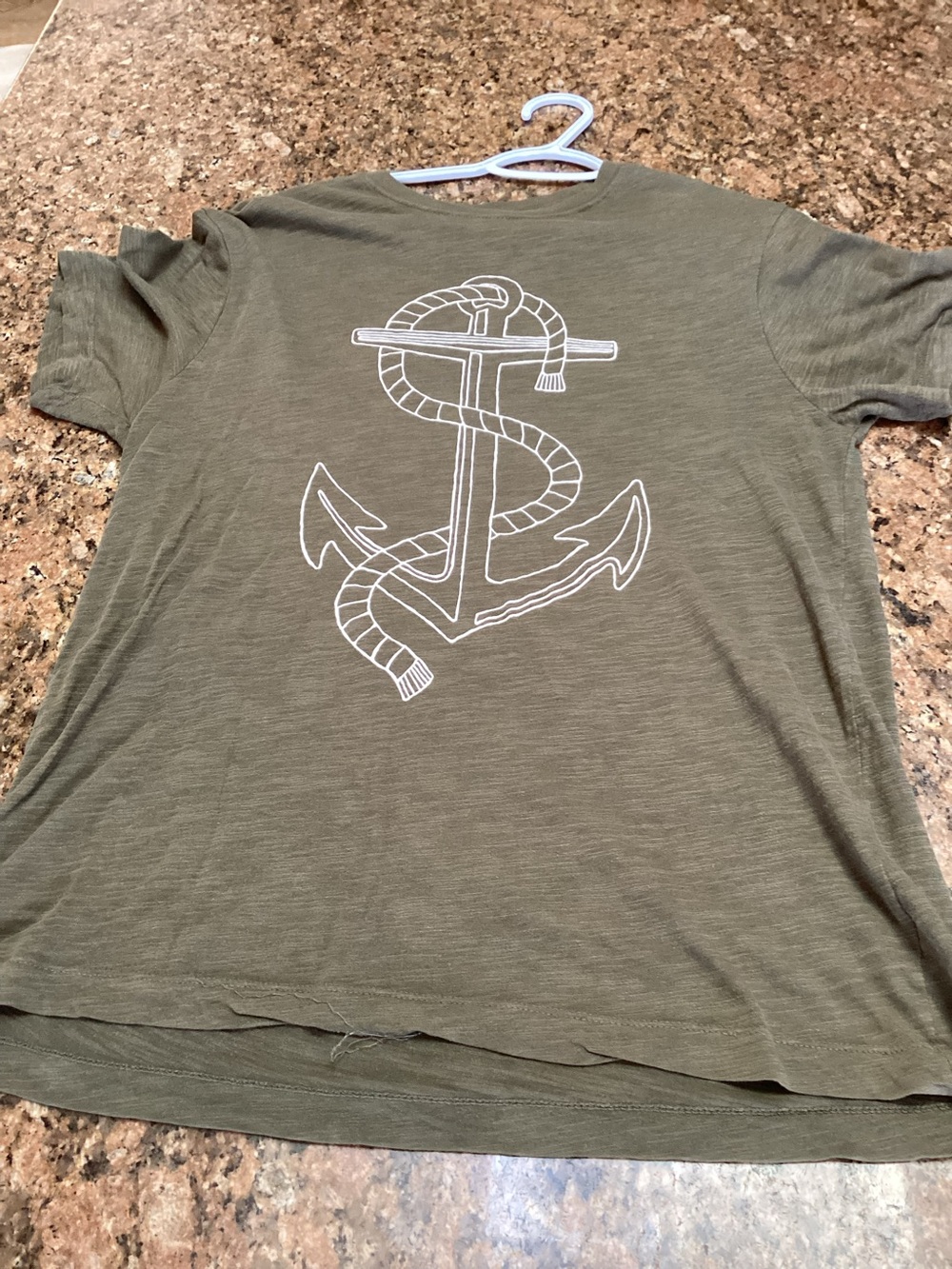 Anchor ,Graphic  Color Olive, Men’s T-Shirt
Gap